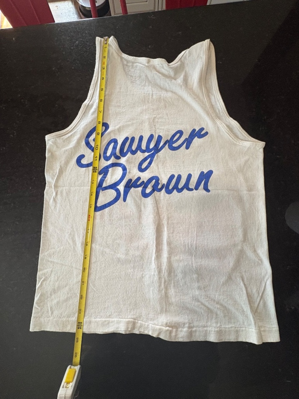 Rare Vintage 90s Sawyer Brown Signed Band Tank Top Superman’s Daughter M - Picture 15 of 17